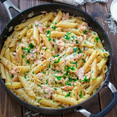 Vanilla Cream Smoked Salmon Penne (3 pounds)